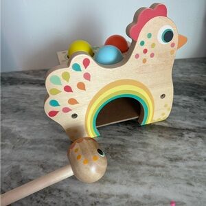 Tapatou Chicken Wooden Montessori Tapping Game